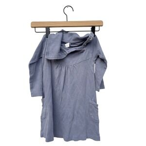 Kate Quinn Organic Cotton Blue Pocket‎ Dress Toddler Girls 2T